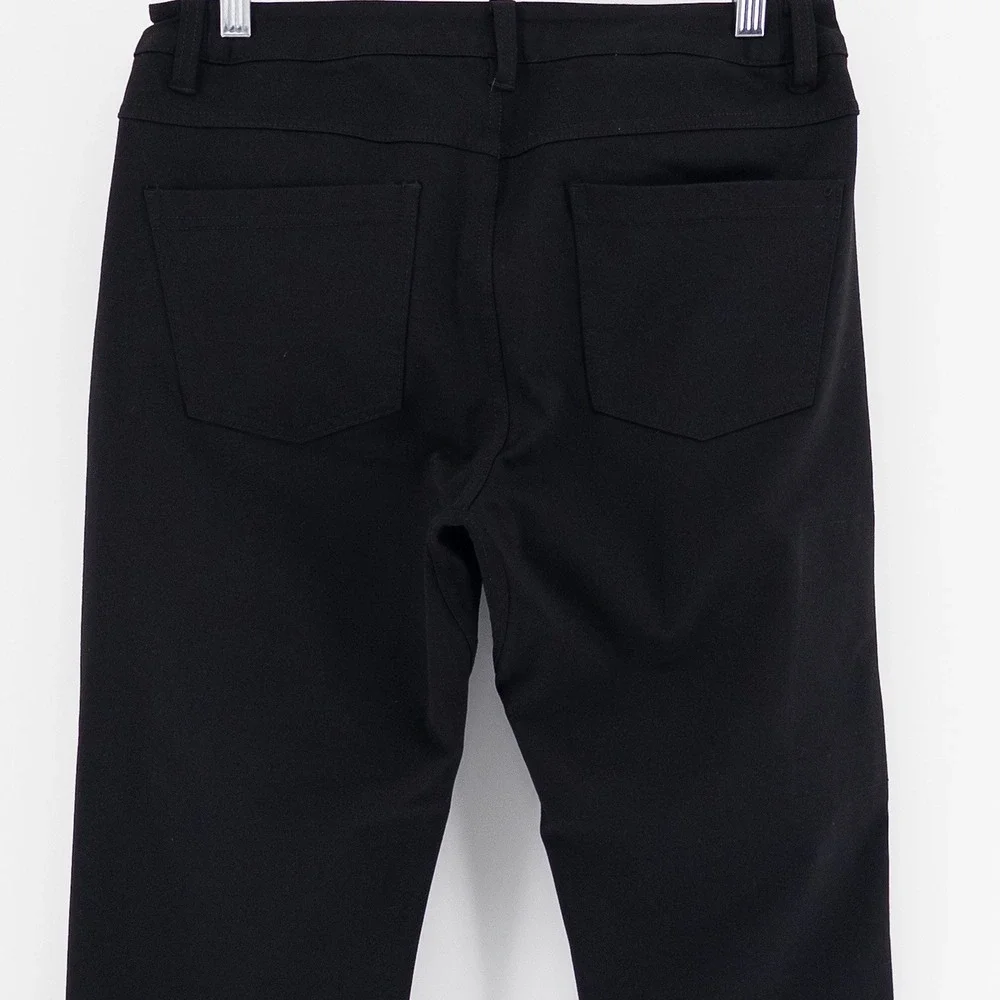 BYLT Mens 33x28‎ Everyday Pant 2.0 Straight Fit Chino Black Stretch Trousers